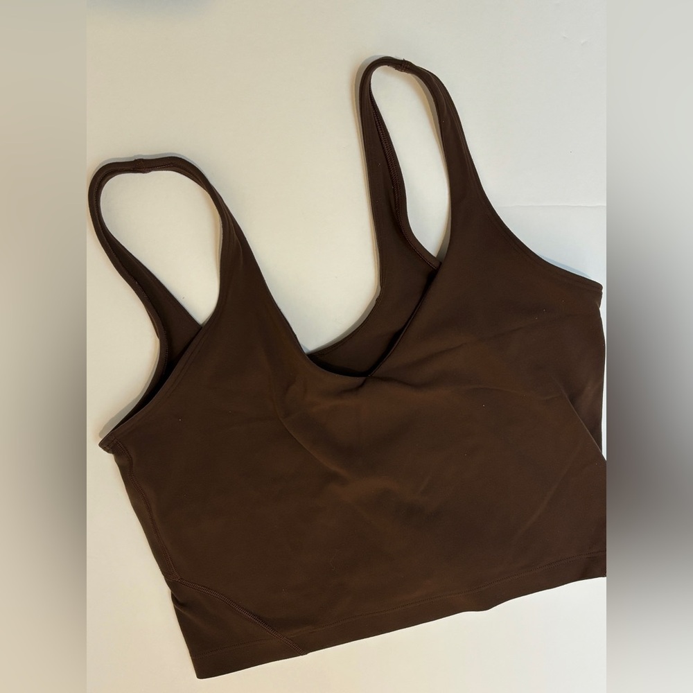 Lululemon Align Tank A/B cup. size 8. Java